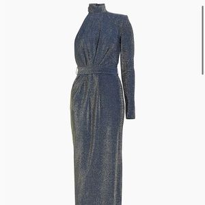 MICHAEL COSTELLO COLLECTION - Quinn One-Sleeve Column Gown - Size 4